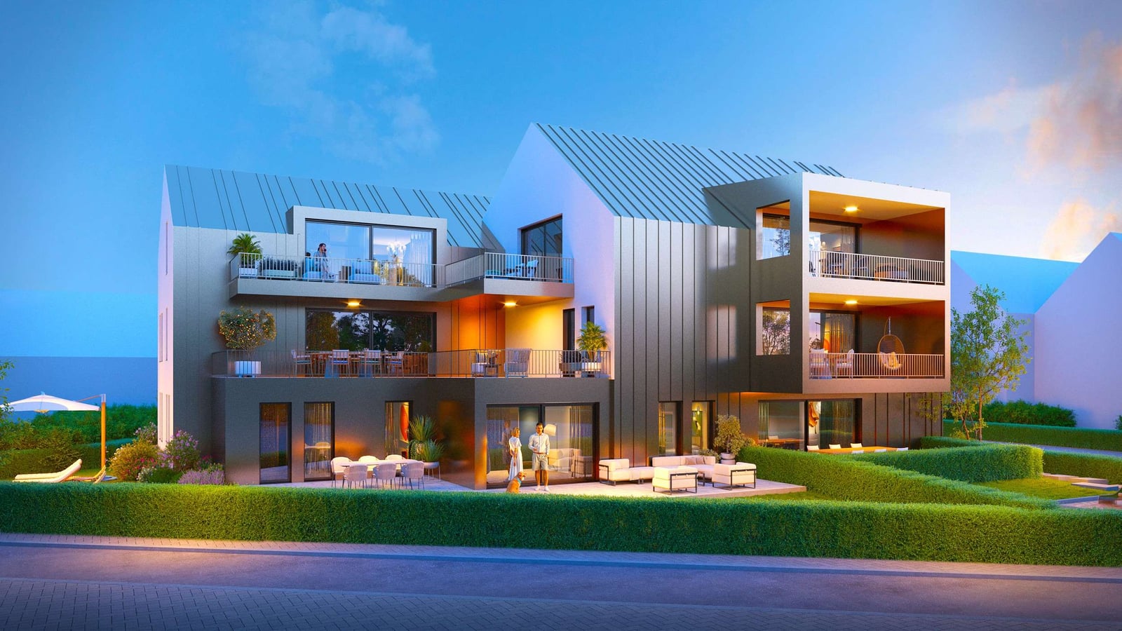 Mehrfamilienhaus mit Penthouse, Herzogpark — Ansicht 4